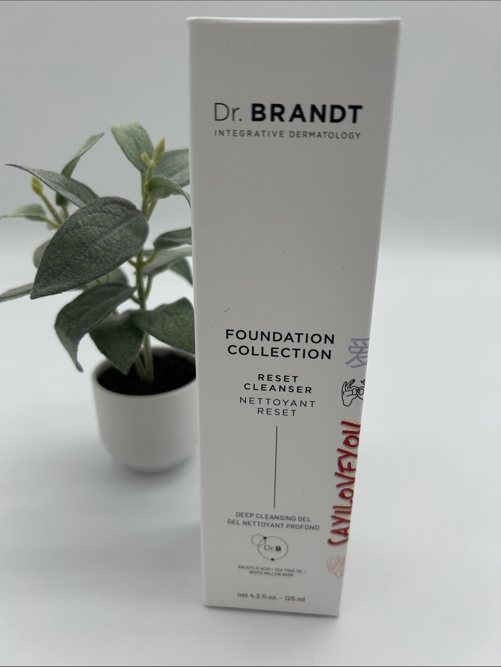 Dr. Brandt Reset Cleanser Foundation Collection 4.21 fl.oz. NEW Salicylic Acid